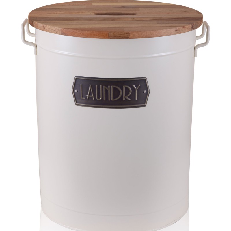 The Mia Çamaşır Sepeti 54X43x35 cm - Krem The Mia Çamaşır Sepeti 54X43x35 cm - Krem