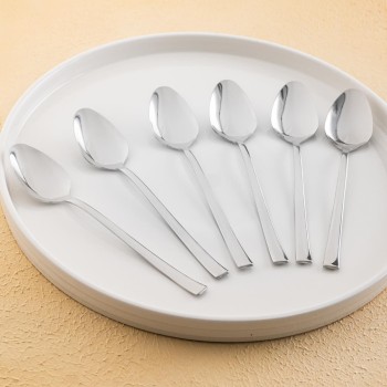 Acar Karat Moon 6'lı Çelik Tatlı Kaşığı Acar Karat Moon 6'lı Çelik Tatlı Kaşığı