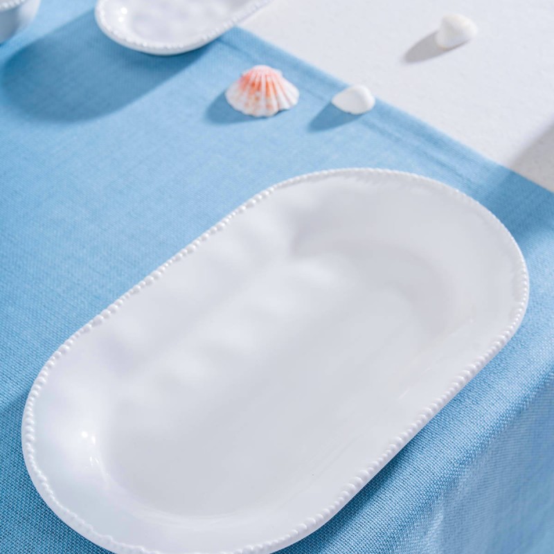 Acar Milano Oval Kayık Tabak - 33 cm Acar Milano Oval Kayık Tabak - 33 cm