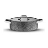 Brioni Stone-H 22 cm Basık Tencere