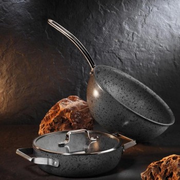 Brioni Stone-H 26 cm Wok Tava