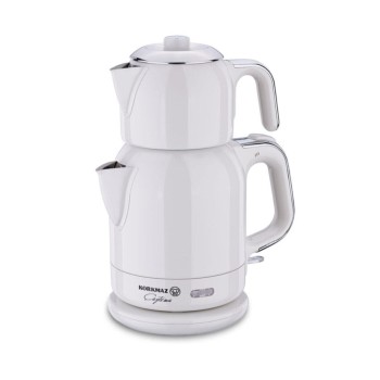 Korkmaz A331-08 Çaytema Vanilya/Krom 1600 W Çay Makinesi
