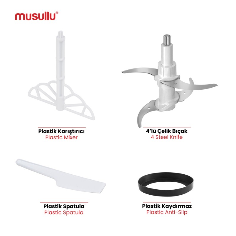 Musullu MSL-1225-2 1000 W Rondo Musullu MSL-1225-2 1000 W Rondo