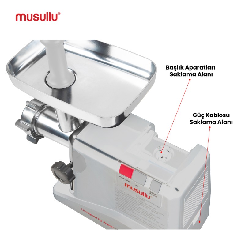 Musullu MT-G1800M 1800 W Kıyma Makinesi