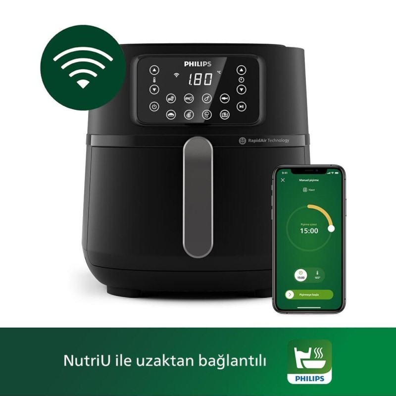 Philips Airfryer 5000 Serisi HD9285/96 XXL Connected 7.2 lt Yağsız Fritöz