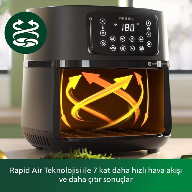 Philips Airfryer 5000 Serisi HD9285/96 XXL Connected 7.2 lt Yağsız Fritöz