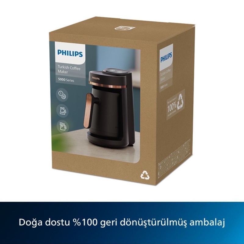 Philips Series 5000 HDA150/60 Bakır Türk Kahve Makinesi Philips Series 5000 HDA150/60 Bakır Türk Kahve Makinesi