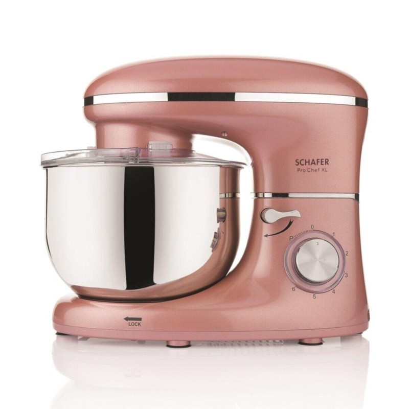 Schafer Pembe Altın Prochef Xl Stand Mikser 5 L-6 Parça Schafer Pembe Altın Prochef Xl Stand Mikser 5 L-6 Parça