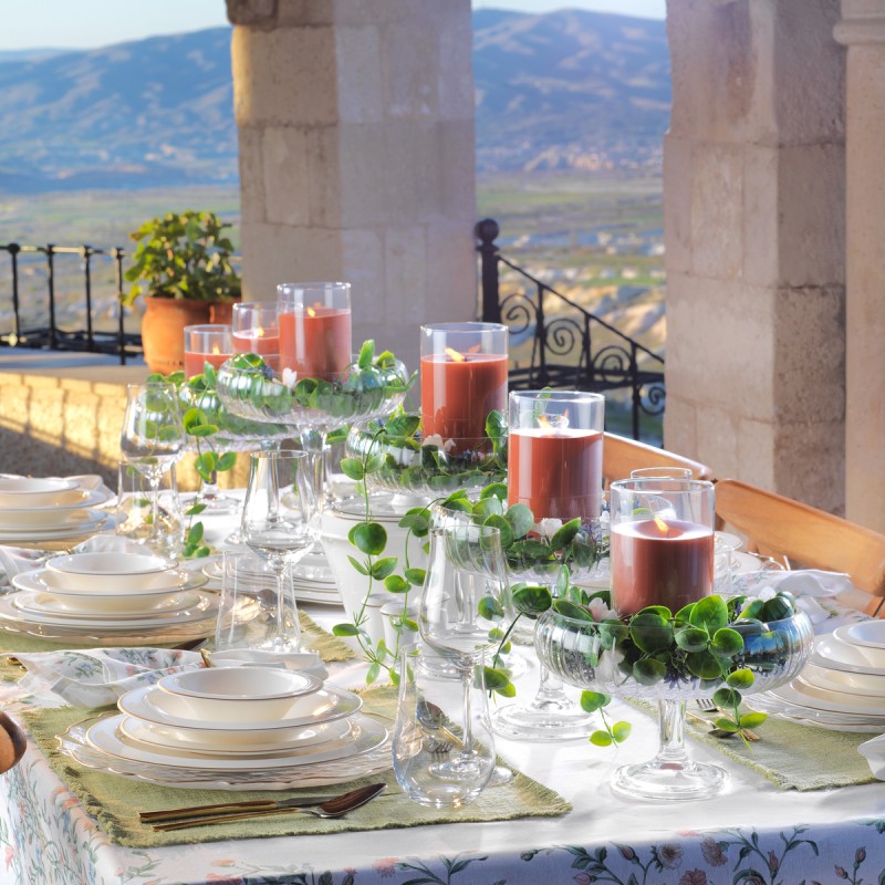 Schafer Tılsım Timeless Yemek Takımı 60 Parça-Gold Schafer Tılsım Timeless Yemek Takımı 60 Parça-Gold