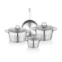 Schafer Vals 7 Parça Çelik Tencere Seti Inox