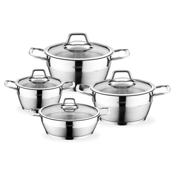 Schafer Vals 8 Prc Inox Tencere Seti Schafer Vals 8 Prc Inox Tencere Seti