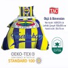 Taç Fenerbahçe Çubuklu Lisanslı Tek Kişilik Nevresim Takımı