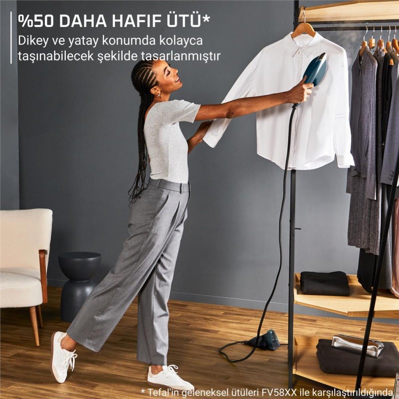 Tefal Duo Power 2'si 1 arada Buharlı Ütü ve Buharlı Düzleştirici