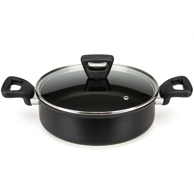 Tefal Titanium 3X Force 24 cm Kapaklı Kısa Tencere Tefal Titanium 3X Force 24 cm Kapaklı Kısa Tencere