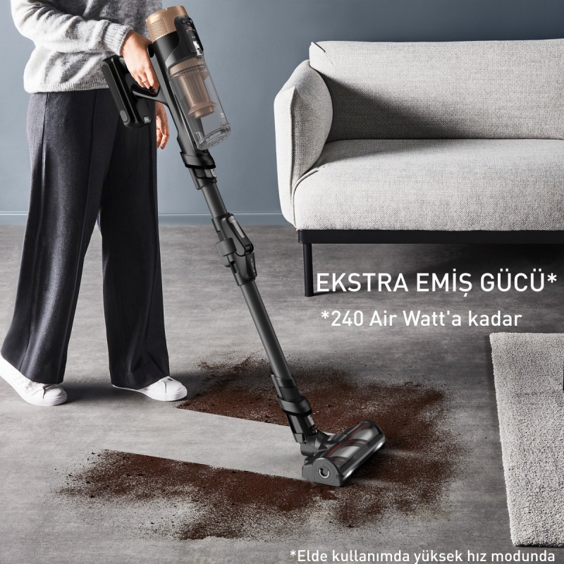 Tefal X-Force Flex 14.80 Animal Care TY9B74WO Şarjlı Dikey Süpürge Tefal X-Force Flex 14.80 Animal Care TY9B74WO Şarjlı Dikey Süpürge